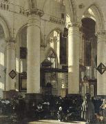 WITTE, Emanuel de, interior of a church